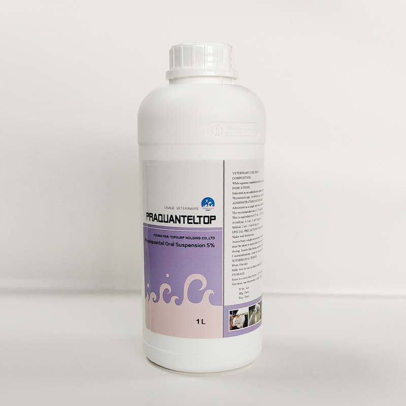 Praziquantel 5% suspensi oral